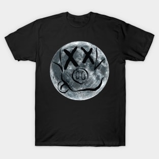 Ham on the Moon - Blue moon Pig T-Shirt